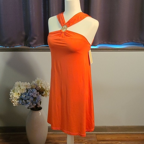 Michael Kors NWT Orange Dress - Ladies Small - Picture 4 of 11